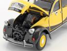 Citroen 2CV 6 Charleston année de construction 1982 jaune / noir 1:24 Welly