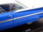 シボレーインパラクーペ1959年ブルー - 青/白 - 白1：43スパーク