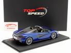 McLaren 570S Spider Antares blu 1:18 TrueScale
