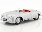Porsche 356 Nr. 1 com placa ano de construção 1948 prata 1:24 Welly