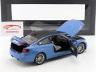 BMW M4 (F82) Coupe 年 2014 蓝色 金属的 1:18 ParagonModels
