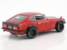 Datsun 240Z año de construcción 1971 Tokyo Mod rojo metálico 1:18 Maisto