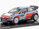 Hyundai NG i20 WRC #11 2 ° Monza Rallye Show 2017 Mikkelsen, Neuville 1:43 Ixo