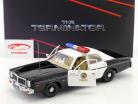 Dodge Monaco Metropolitan Police ano de construção 1977 filme Terminator (1984) com T-800 figura 1:18 Greenlight