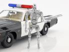 Dodge Monaco Metropolitan Police ano de construção 1977 filme Terminator (1984) com T-800 figura 1:18 Greenlight