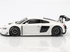 Audi R8 LMS Plain Body Version Opførselsår 2016 hvid 1:18 AUTOart