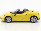 Alfa Romeo 4C Spider com removível topo ano de construção 2015 amarelo 1:18 AUTOart