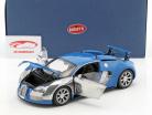 Bugatti Veyron EB 16.4 Année 2009 bleu / chrome 1:18 AUTOart