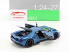 Ford GT año de construcción 2017 azul metálico 1:24 Welly