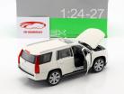 Cadillac Escalade année de construction 2017 blanc 1:24 Welly