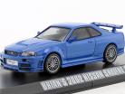 Brian's Nissan Skyline GT-R Fast & Furious 4 2009 bleu 1:43 Greenlight