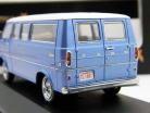 Год 1971 Ford Econoline синий и белый / синий-белый 1:43 PremiumX