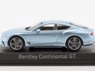 Bentley Continental GT year 2018 silver blue metallic 1:43 Norev