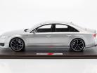 Audi S8 plus (D4) année de construction 2017 argent 1:18 MotorHelix
