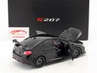 Subaru WRX STi S207 NBR Challenge Package Byggeår 2015 sort 1:18 SunStar
