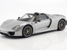 Porsche 918 Spyder Baujahr 2013 silber 1:12 AUTOart