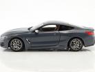 BMW 8 Series coupe Opførselsår 2019 Barcelona blå metallisk 1:18 Norev