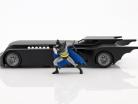 Animated Batmobile with Batman figure matt black 1:24 Jada Toys