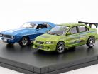 Fast and Furious 2-Car ensemble Chevrolet Camaro et Mitsubishi Lancer 1:43 Greenlight