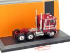 Peterbilt 352 Pacemaker truck year 1979 dark red / grey 1:43 Ixo