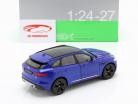 Jaguar F-Pace année de construction 2016 bleu 1:24 Welly