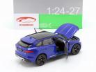 Jaguar F-Pace année de construction 2016 bleu 1:24 Welly