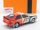Audi Quattro A1 #2 Sieger Hunsrück Rallye 1984 Demuth, Lux 1:18 Ixo