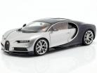 Bugatti Chiron Baujahr 2017 silber / atlantic blau 1:18 AUTOart