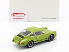 Porsche 911 Carrera RS Bouwjaar 1973 lime groen / zwart 1:24 Welly