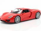 Porsche 918 Spyder year 2013-2015 guards red 1:24 Welly