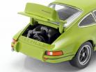 Porsche 911 Carrera RS Bouwjaar 1973 lime groen / zwart 1:24 Welly