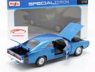 Dodge Charger R/T year 1969 blue metallic 1:18 Maisto