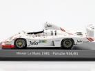 Porsche 936 #11 ウィナー 24h LeMans 1981 Jacky Ickx, Derek Bell 1:43 Spark