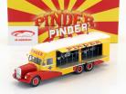 Bernard 28 電気 トラック Pinder サーカス 築 1951 黄色 / 赤 1:43 Direkt Collections