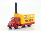 Unic ZU 51 Køkken lastbil Pinder cirkus Opførselsår 1952 gul / rød 1:43 Direkt Collections
