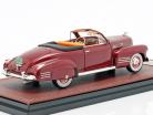 Cadillac Series 62 Convertible Open Top Baujahr 1941 dunkelrot 1:43 GLM