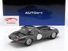 Jaguar Lightweight E-Type com removível topo ano de construção 2015 cinza escuro 1:18 AUTOart