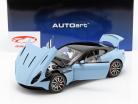 Aston Martin DB11 coupe Opførselsår 2017 lyseblå metallisk 1:18 AUTOart