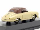 Porsche 356 Gmünd cabriolet Closed Top beige / marrone 1:43 Schuco