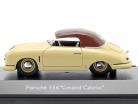 Porsche 356 Gmünd cabriolet Closed Top beige / marrone 1:43 Schuco