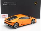Lamborghini Huracan LP610-4 ano 2014 borealis laranja 1:12 AUTOart