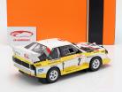 Audi Sport Quattro S1 E2 #2 第四 Rallye Monte Carlo 1986 Röhrl, Geistdörfer 1:18 Ixo