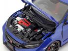 Honda Civic Type R (FK8) año de construcción 2017 azul metálico 1:18 AUTOart