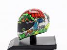 Valentino Rossi verdensmester MotoGP Misano 2008 AGV hjelm 1:10 Minichamps