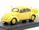 Volkswagen VW Käfer Follow Me Berlin-Tempelhof année de construction 1954 jaune 1:43 AutoCult