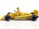 A. Senna riding on S. Nakajimas Lotus 99T #11 Italian GP F1 1987 1:18 Minichamps