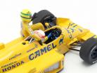 A. Senna riding on S. Nakajimas Lotus 99T #11 Italian GP F1 1987 1:18 Minichamps