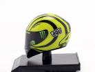 Valentino Rossi Ducati prova Valencia MotoGP 2010 AGV casco 1:10 Minichamps