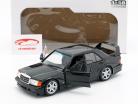 Mercedes-Benz 190E 2.5-16V Evolution II ano de construção 1990 preto 1:18 Solido