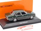Opel Rekord D année de construction 1975 sombre vert 1:43 Minichamps